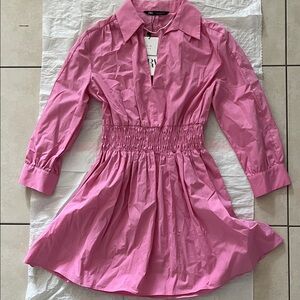 Zara Pink Long Sleeve Dress